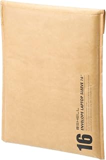 HAKUBA PC Sleeve Plus Shell Envelope Laptop Sleeve for 16 inch Craft, Paper-Like New Material Tyvek(R) for 16 inch MacBook Pro, 15 inch MacBook Air 4977187214963 AMZSPELLS16CF