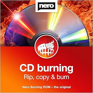 Nero Burning ROM 2026 – Pro CD DVD Burning Software for Music and Data | Burn Copy Rip and Archive Your Files | Secure Disc Burner with Encryption | Lifetime License | 1 PC | Windows 11/10