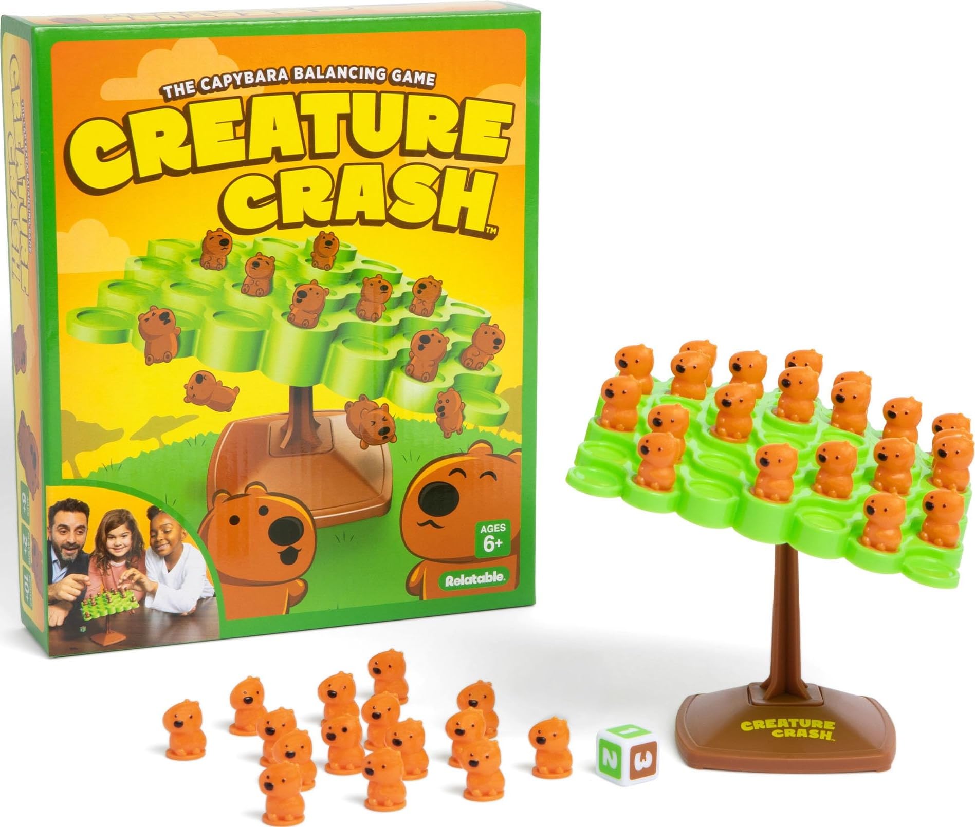 Creature Crash - The Capybara Balancing Game by Relatable | Family Game Night Pi