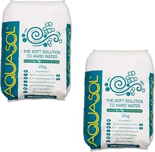 AQUASOL Tablet Salt | 2 x 25Kg Salt Tablets | for Tablet Salt Water Softeners | 100% UK Manufactured from Food Grade PDV