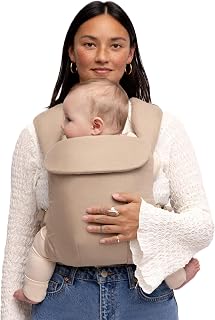 WildBird - Aerial Buckle Carrier - 2-24 Months - Standard (XS-XL) Desert Lark - Front & Back Carry - Cross Straps, Lumbar Support, Headrest, Hip Healthy, Baby Carrier - Baby Essentials - New Mom Gifts