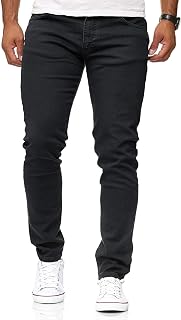 Jeans Slim Fit Stretch Denim Hose im 5 Pocket Style Clean Look Basic für Alltag und Büro