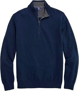 vineyard vines Men's Tipped Boathouse Quarter-Zip