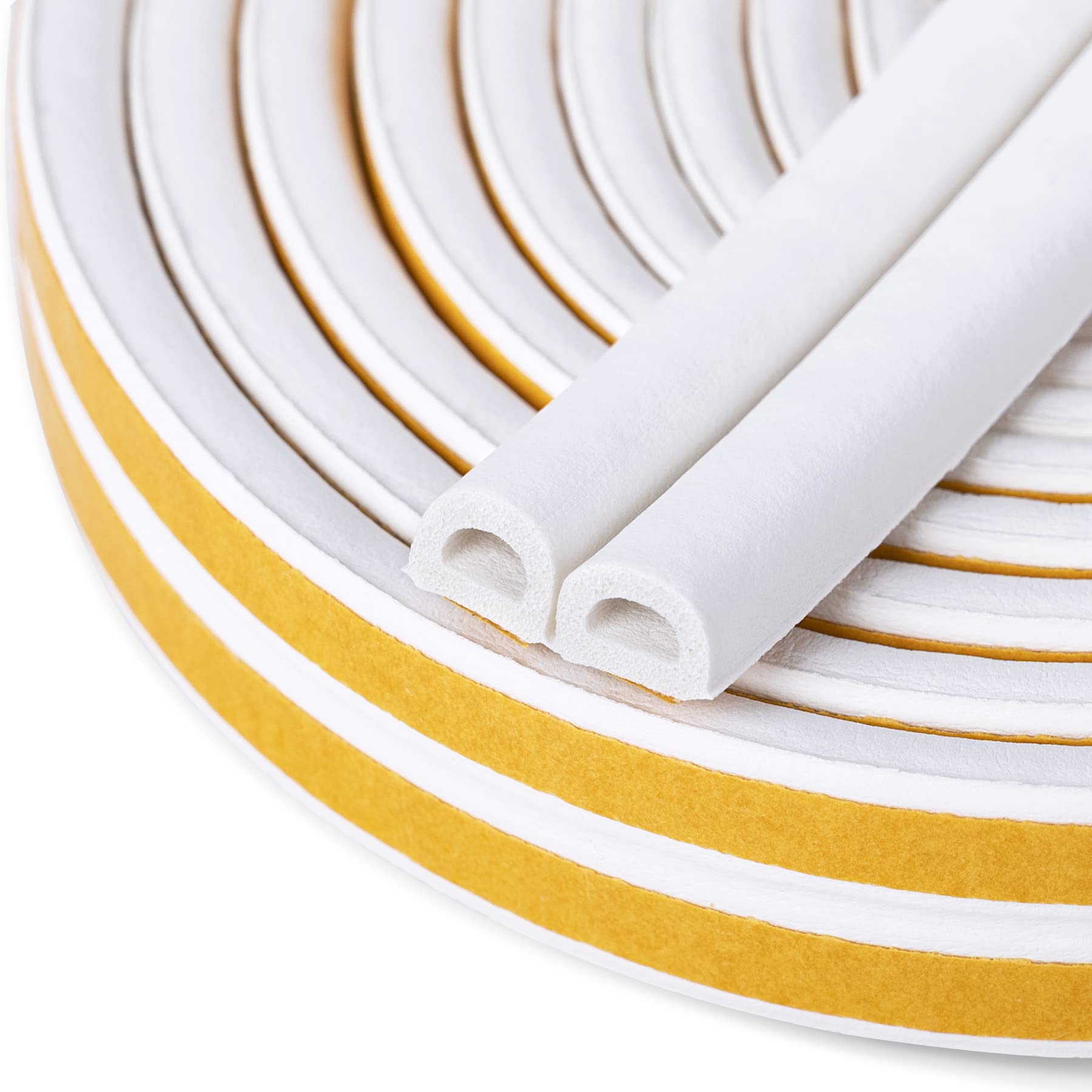 CloudBuyer Door & Window Weather Stripping, Soundproof Insulation Seal Strip wit