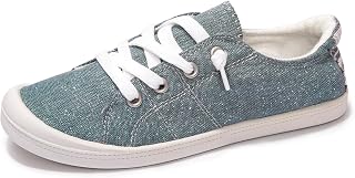 Women's Slip-On Canvas Sneakers, Low Top Walking Shoes