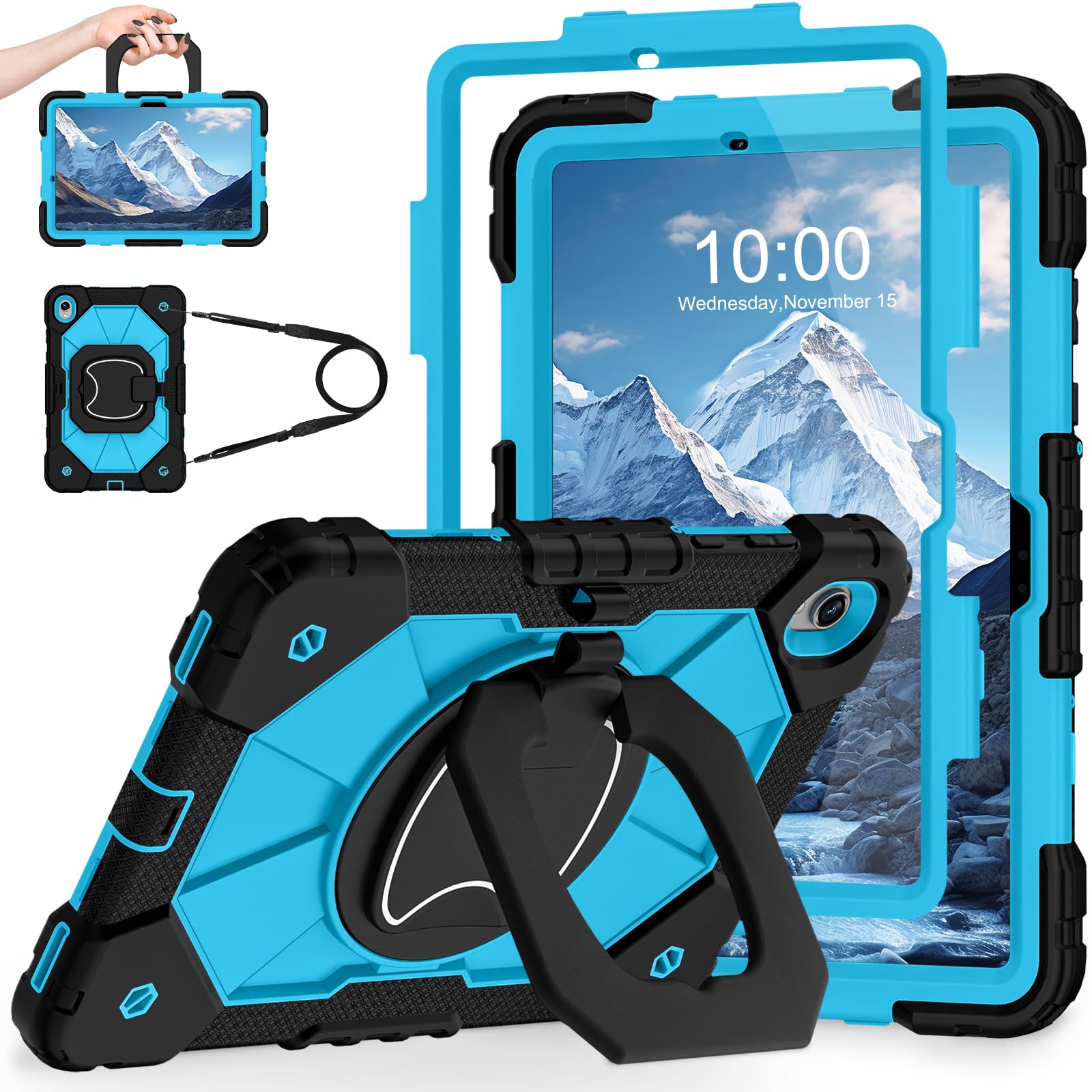 WESOROL Case for Samsung Galaxy Tab S11 5G 11 Inch 2025 SM-X730/X736B, Shockproo