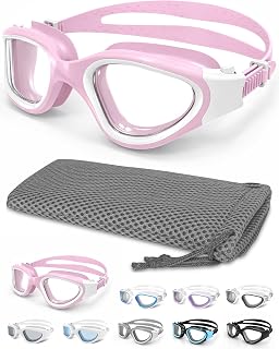 Winline Swimming Goggles Anti Fog Anti UV Waterproof Clear Vision Easy Adjustment Soft Bridge for Men Women Adults Teens