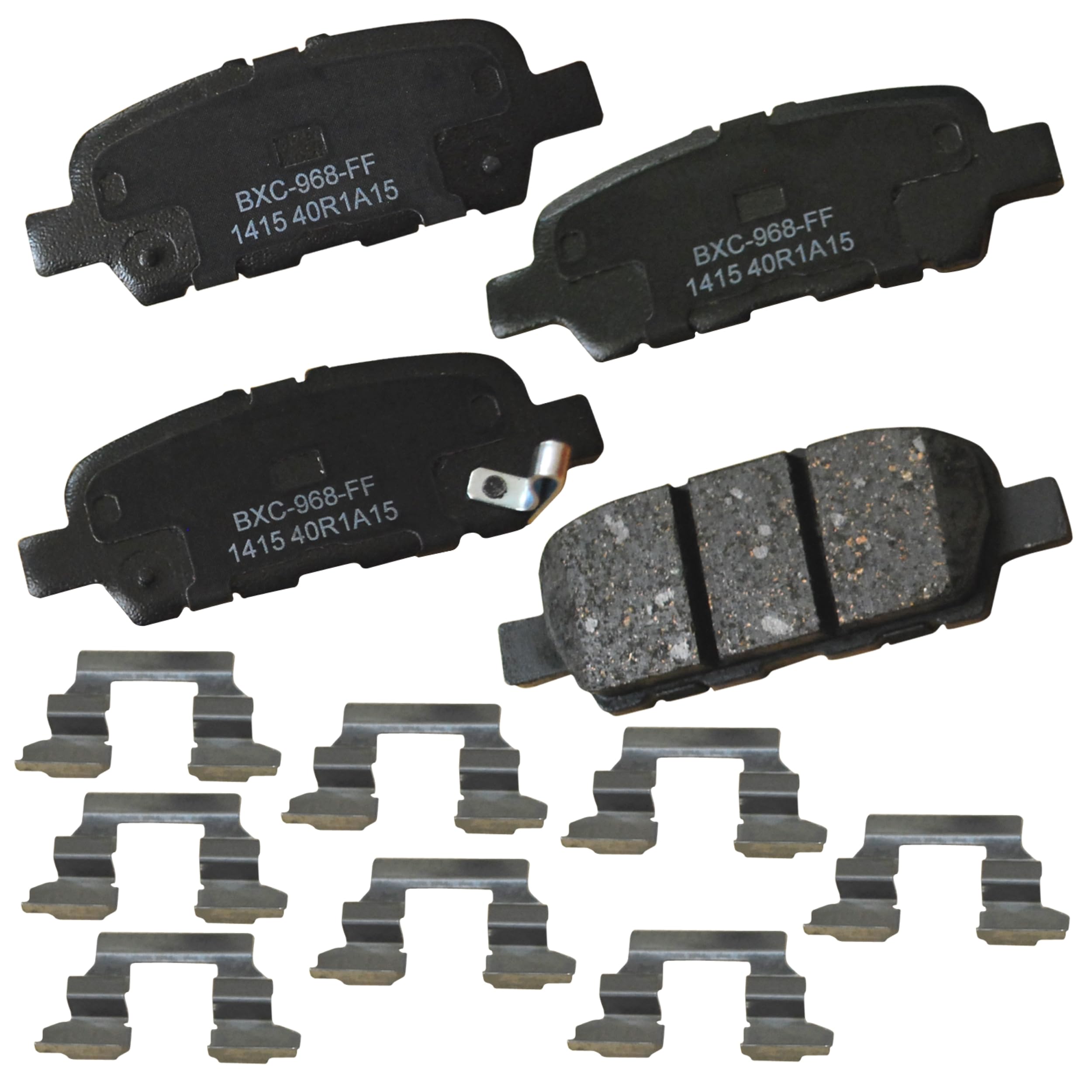 Bendix Premium SBC1415 Rear Brake Pads for EX35, 37, FX35, G25, G37, JX35, M35h,
