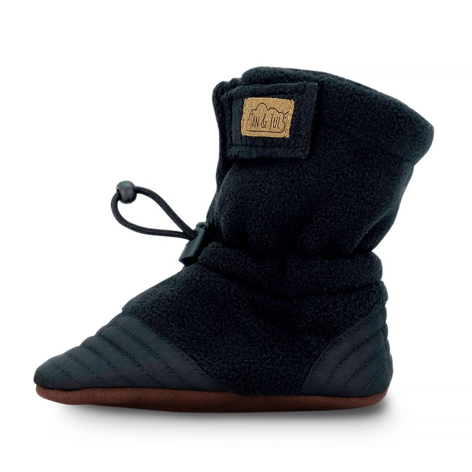 Jan & Jul Fleece Stay-Put Cozy Booties for Babies | Soft & Warm, Lightweight, Re