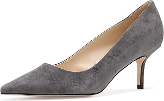 Nine West Women's Arlene Dark Grey Suede 8.5 Medium