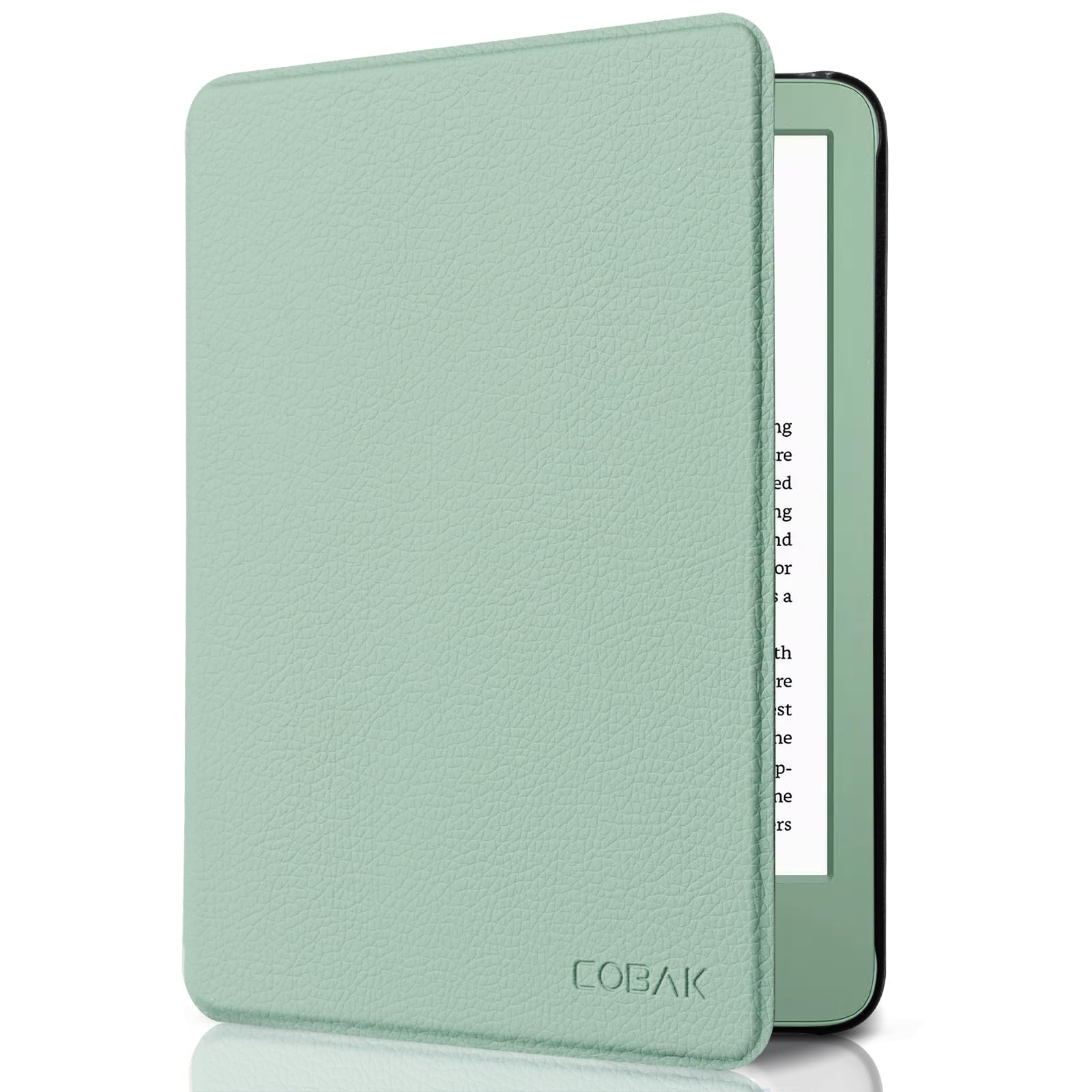 CoBak Case for Amazon 6" Kindle 11th Gen 2024/2022, Matcha Green | Lightweight, 