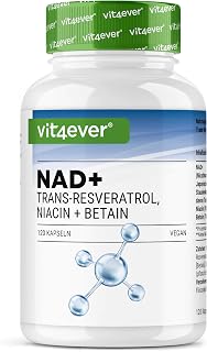 vit4ever NAD+ Premium Complex - 120 Capsules - 500 mg NAD+