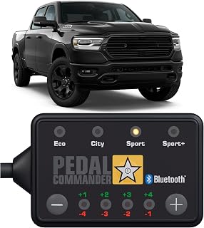 PEDAL COMMANDER for Ram 1500 DT 2019-2026 Truck Throttle Controller | Fits 5th Gen Tradesman, Big Horn, Laramie, Rebel, Limited, Tungsten, RHO 3.0L Hurricane/3.6L/5.7L Ram 1500 Accessories