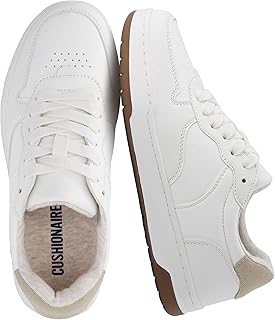 CUSHIONAIRE Baskets à Lacets Serve pour Femmes + Mousse Confortable, Larges largeurs Disponibles