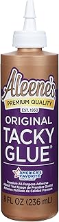 Aleene's All Purpose Original Tacky Glue, 8 fl oz | All-Purpose Craft Adhesive, Strong Clear-Drying Glue for Wood, Paper, Ceramic, &amp; DIY Projects
