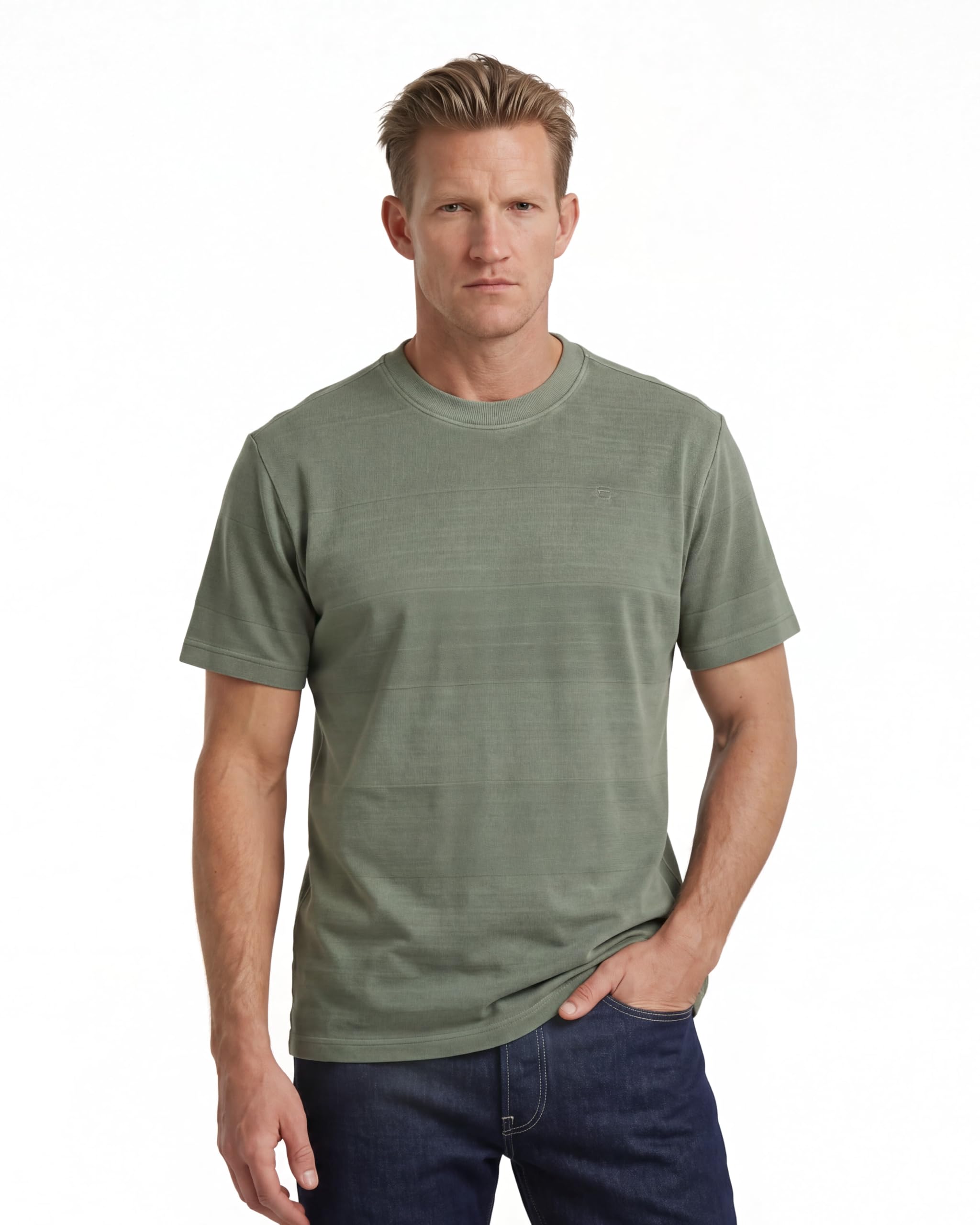 G-Star Washed Jacquard R T Shirt Men