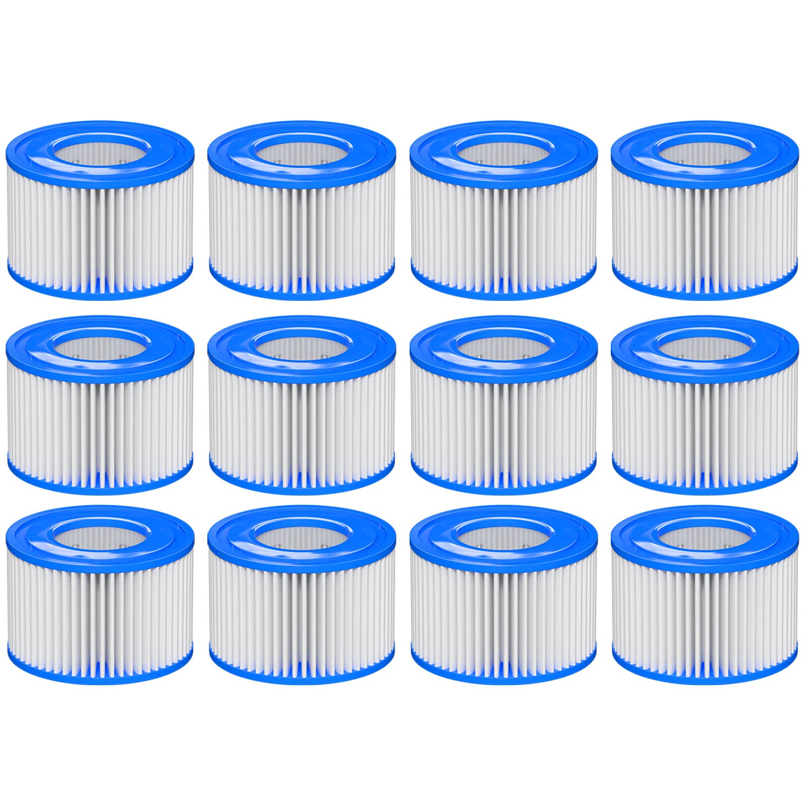 Macaberry Type Ⅵ Hot Tub Spa Filter Replacement Compatible with Lay-Z-Spa, Colem