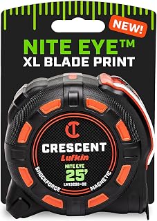 Crescent Lufkin 25' SHOCKFORCE NITE EYE Magnetic Tape | LM1325B-02