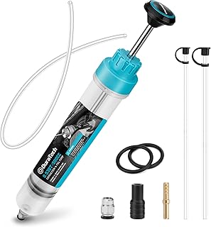 DURATECH 500CC Fluid Extractor with Long Hose and Extension Tubes | Oil Extractor, Brake Fluid Extractor, Fluid Pump Automotive, Suction Pump for Lawn Mowers Cars Ships Golf Carts