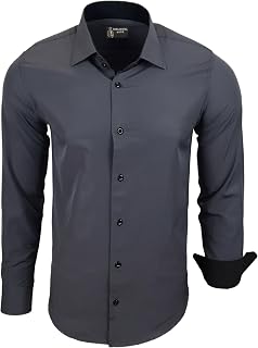Subliminal Mode Men's Long Sleeve Shirt | Regular Fit | Comfortable and Easy to Care | Ideal for Office and Casual Outing