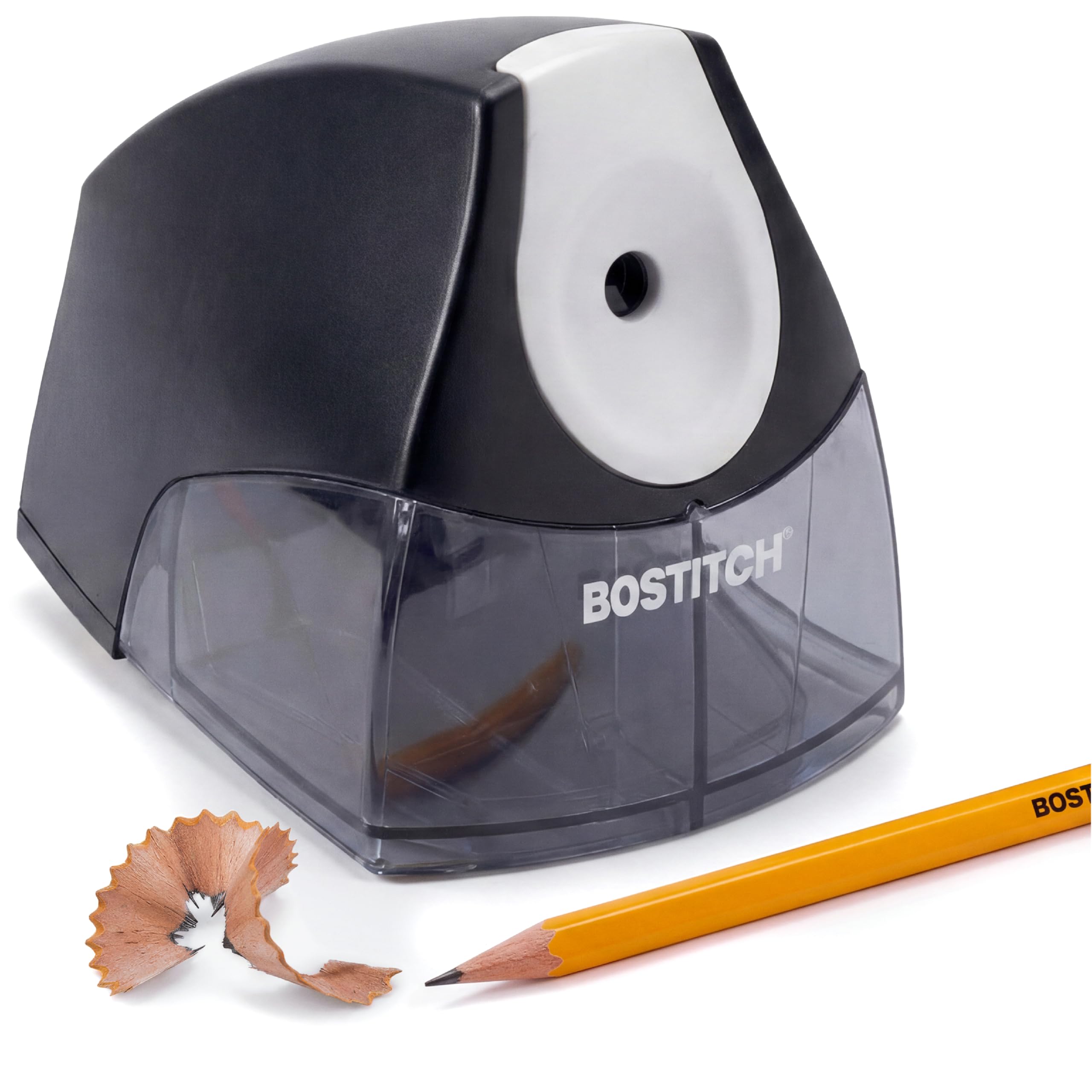 Bostitch Electric Pencil Sharpener for Classroom and Desk, Black | 4X Longer Cut