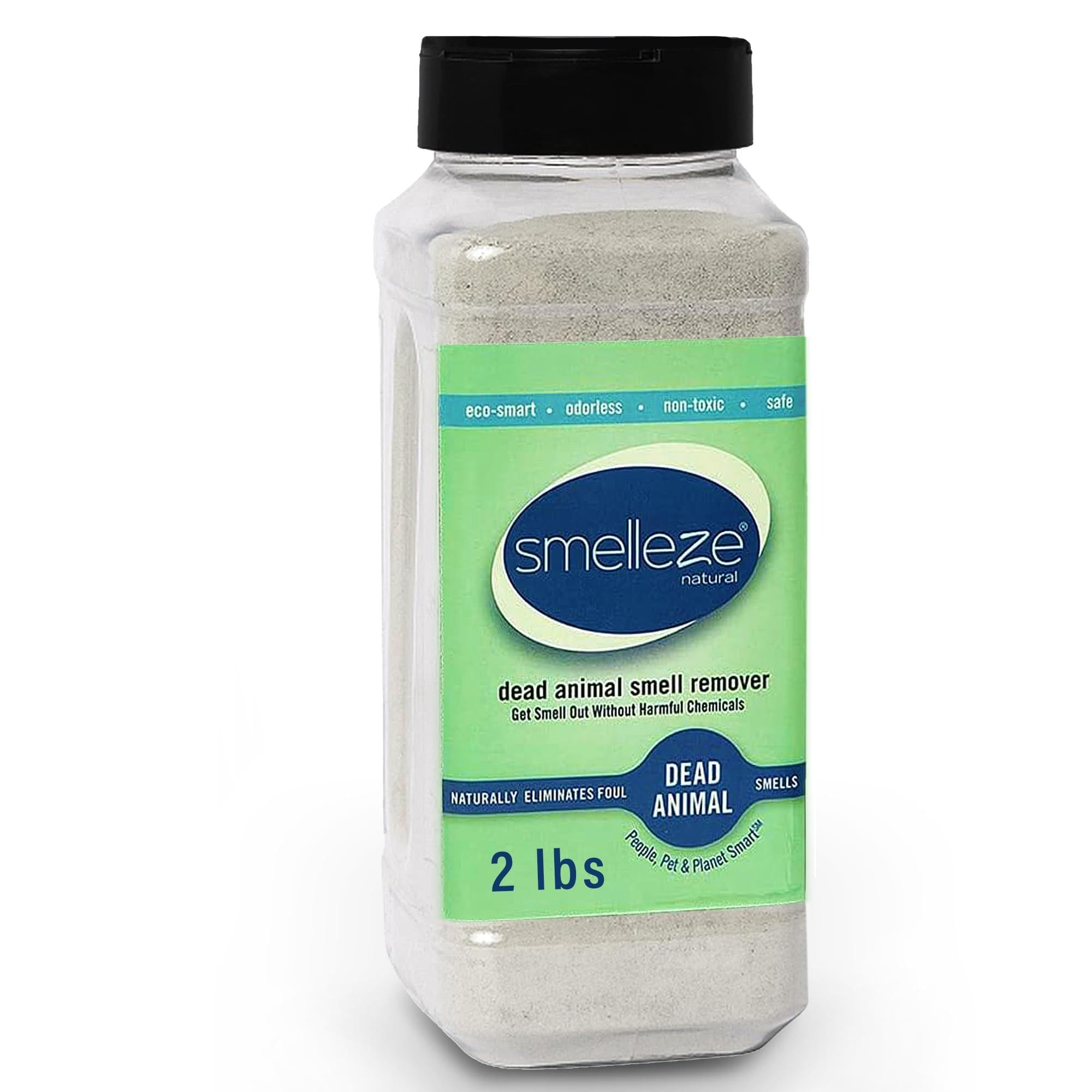 SMELLEZE Natural Dead Animal Odor Removal 2 lbs. Powder: Eliminate Dead Rat, Mic