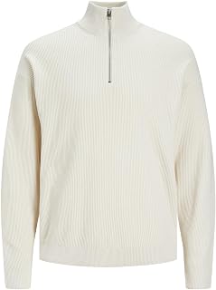 JACK & JONES Jprccperfect - Medio Cremallera Sn Jersey de Punto Hombre