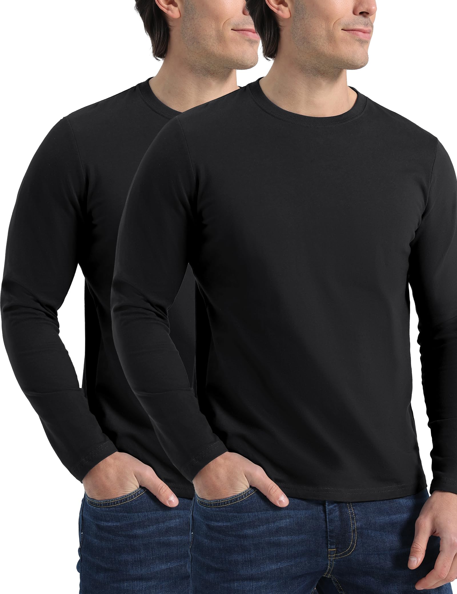 Pioneer Camp Mens Bamboo T-Shirts Ultra Soft White Plain T Shirts for Men Round 