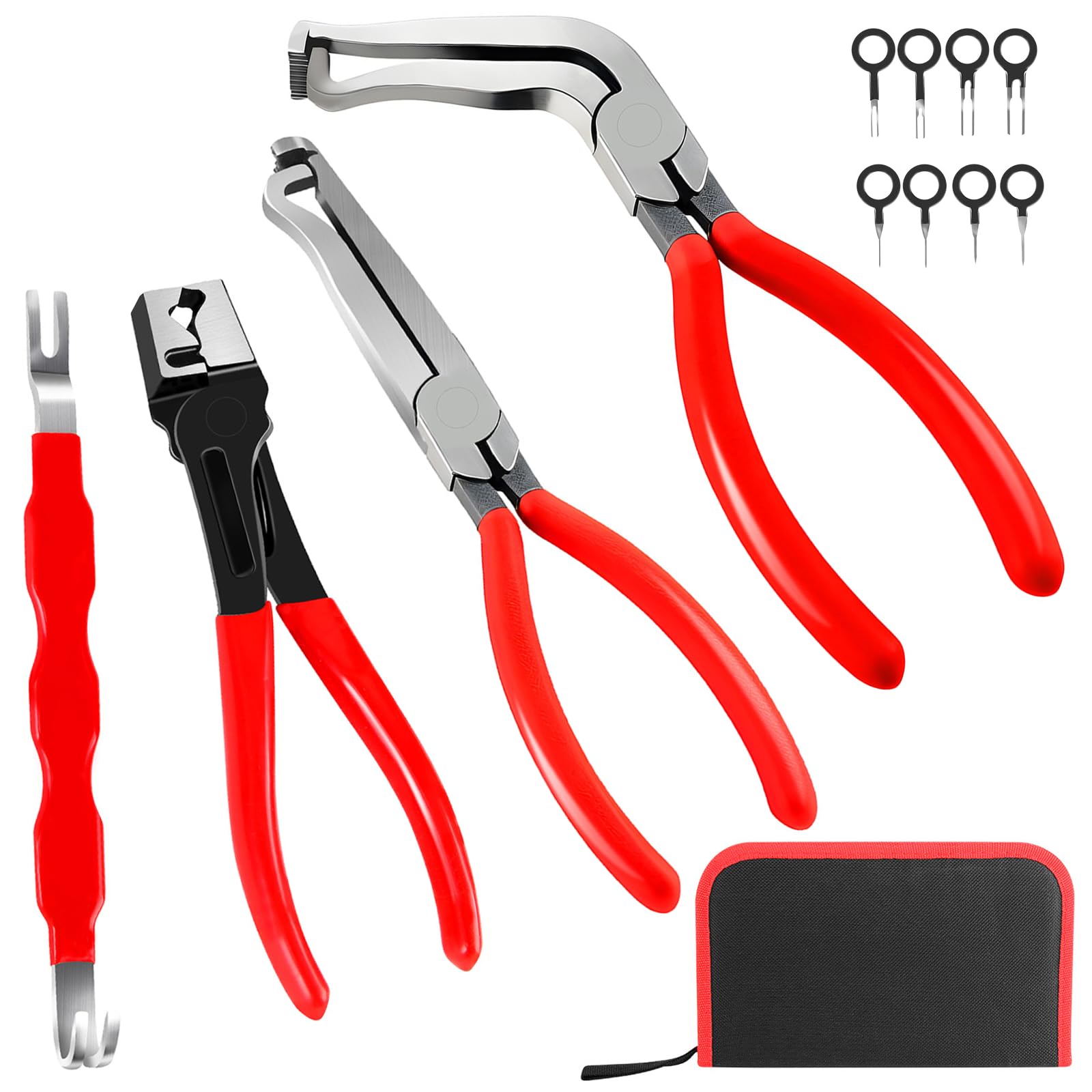 BCJCLTS 5 Pieces Electrical Disconnect Pliers for Cars | Electrical Connector Se