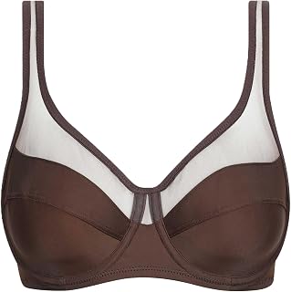Dim Women's Classic Bra x1 | Perfect Support for Generous Breasts | Stretch Microfiber | U-Back and Wide Straps | Modern Look and Comfort