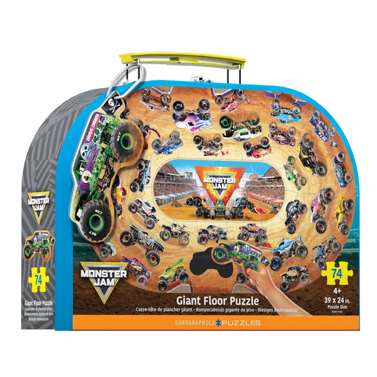 Giant FloorPuzzle - MonsterJam