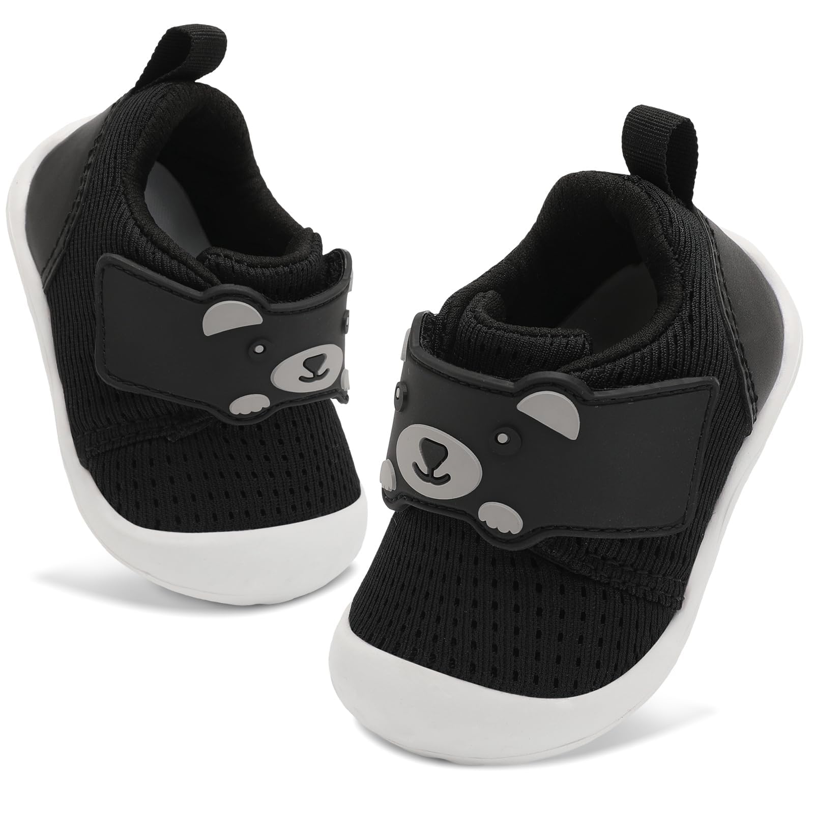 JOINFREE Baby Walking Wide Shoes Infant Boys Girls Breathable Barefoot Shoes Cri