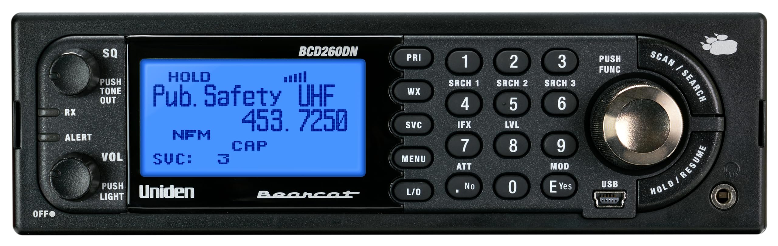 Uniden Bearcat BCD260DN Base/Mobile Digital Scanner, Performance Features, Band 