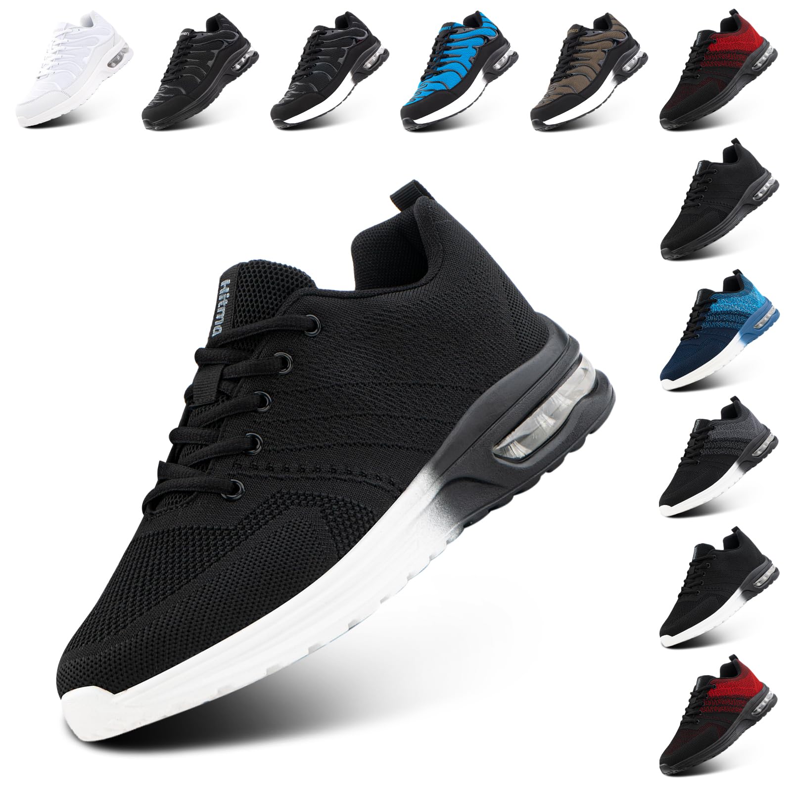 Hitmars Scarpe Donna Sneakers Uomo Scarpe da Corsa Running Ginnastica Sportive T
