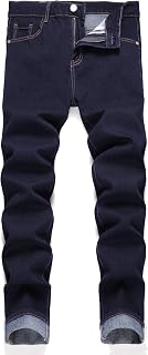 JUNBAOSS Men's Slim Fit Jeans Stretch Ripped Skinny Jeans for Men, Fashion Straight Leg Comfort Flex Waist Casual Pants