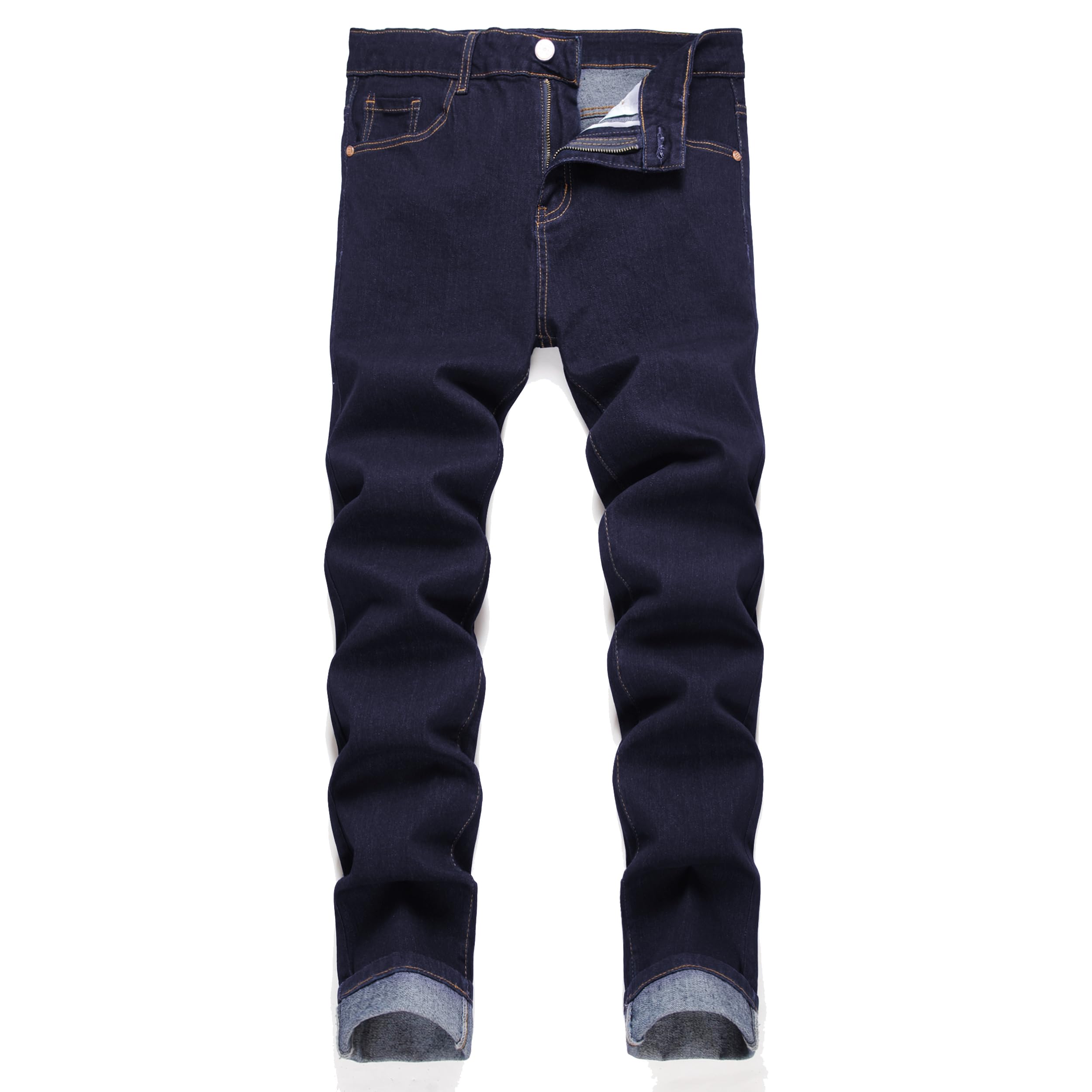 JUNBAOSS Men's Slim Fit Jeans Stretch Ripped Skinny Jeans for Men, Fashion Strai