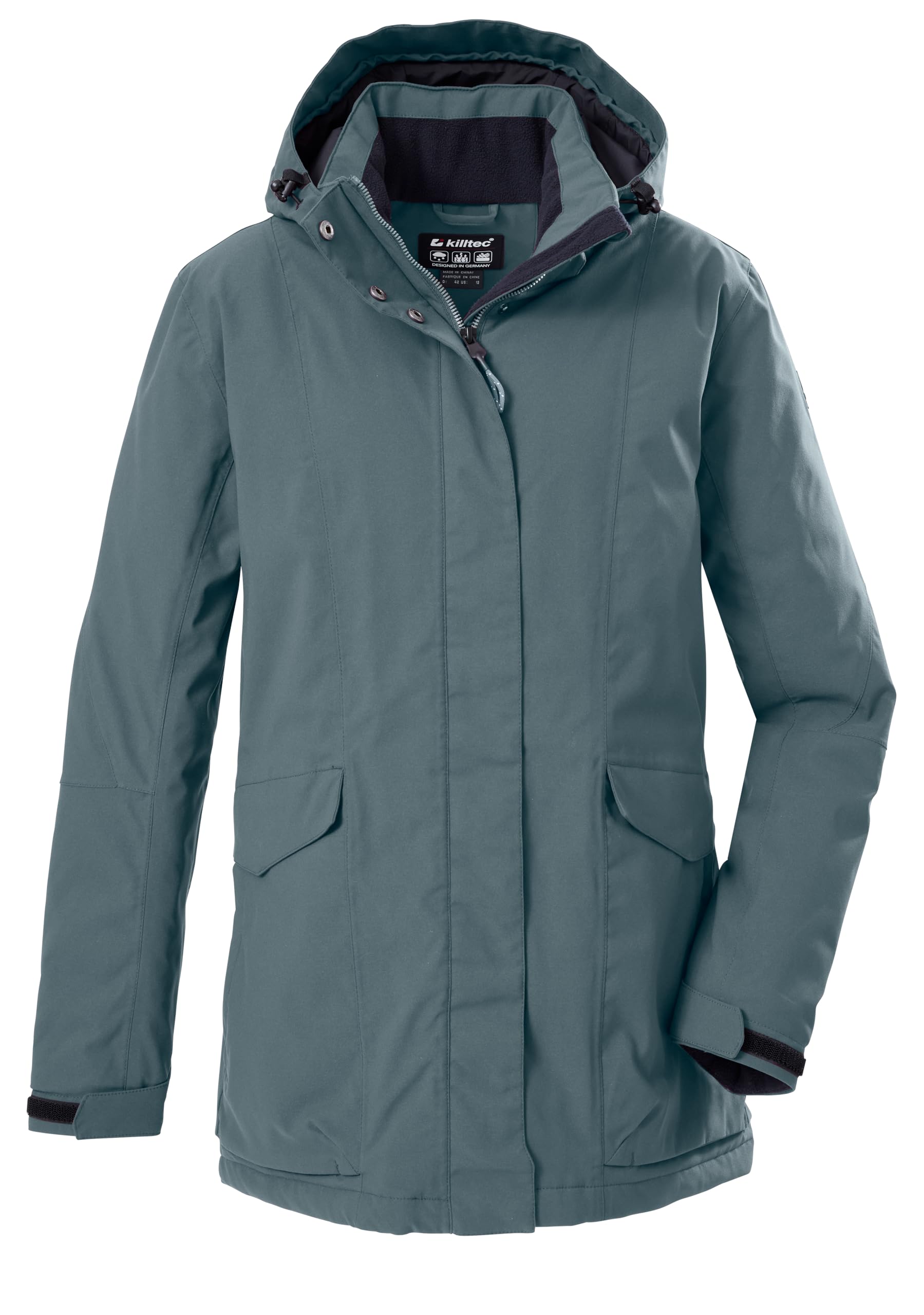 Killtec Damen Jacke Women's Functional Outdoor Waterproof Jacket with Zip Hood (