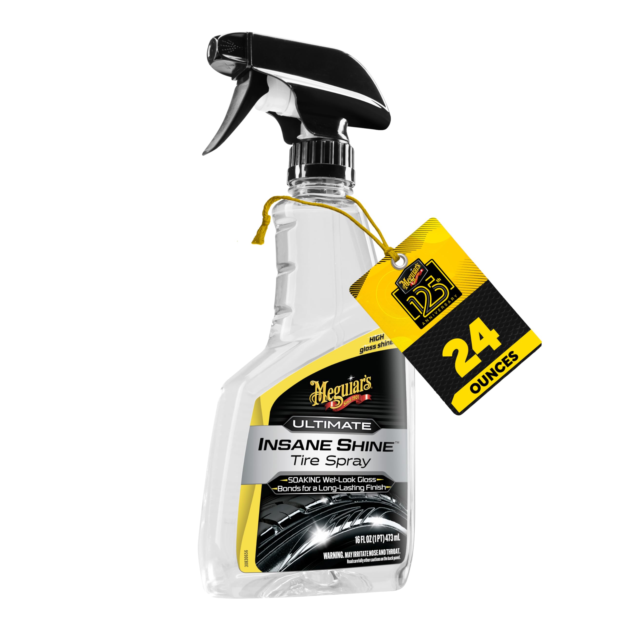 Meguiar's Ultimate Insane Shine Tire Spray, 16 Oz | Tire Shine Spray Creates Dee