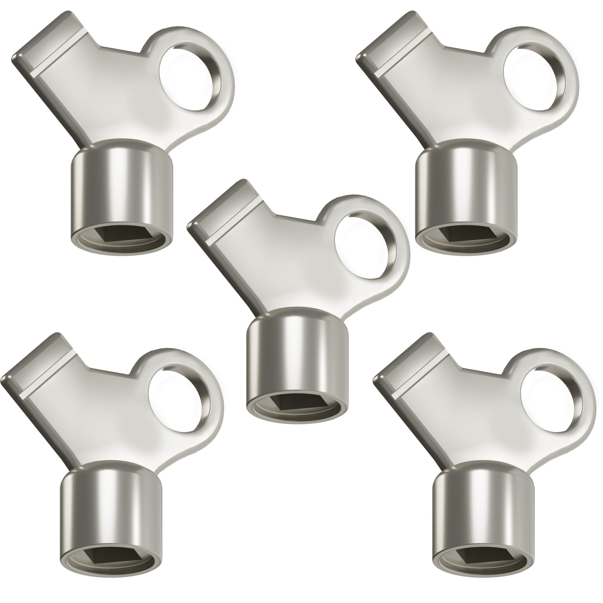 Set of 5 Radiator Bleeding Air Valve Keys - Essential Tools for Efficient Air Re