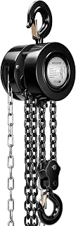 SPECSTAR Hand Chain Hoist 2 Ton 4400 Lbs Capacity 10 Feet with 2 Hooks