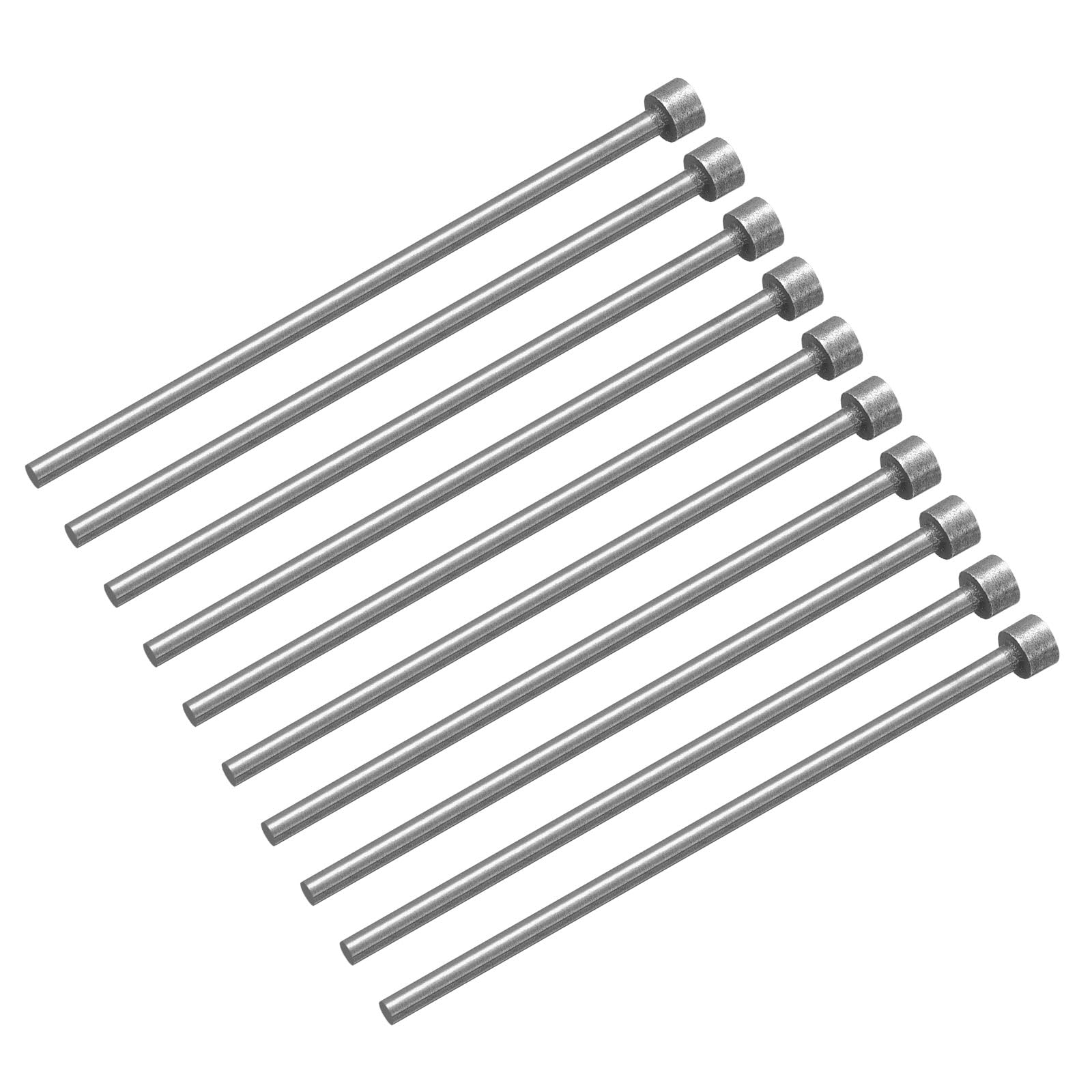 10 x Straight Ejector Pins 3mm Diameter SKD61 100mm Long Round Nose Punch for Me