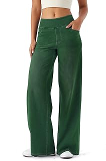 LaiEr Women's Wide Leg Jeans, High Waist, Straight Legs, Loose Fit, Very Elastic Casual Jeans, Suitable for Yoga, Fitness and Leisure Sports