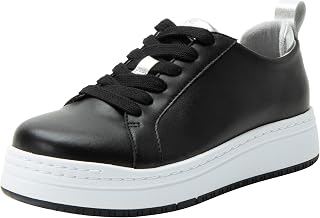Alegria Women’s Adysen Leather Platform Lace Up Fashion Sneaker
