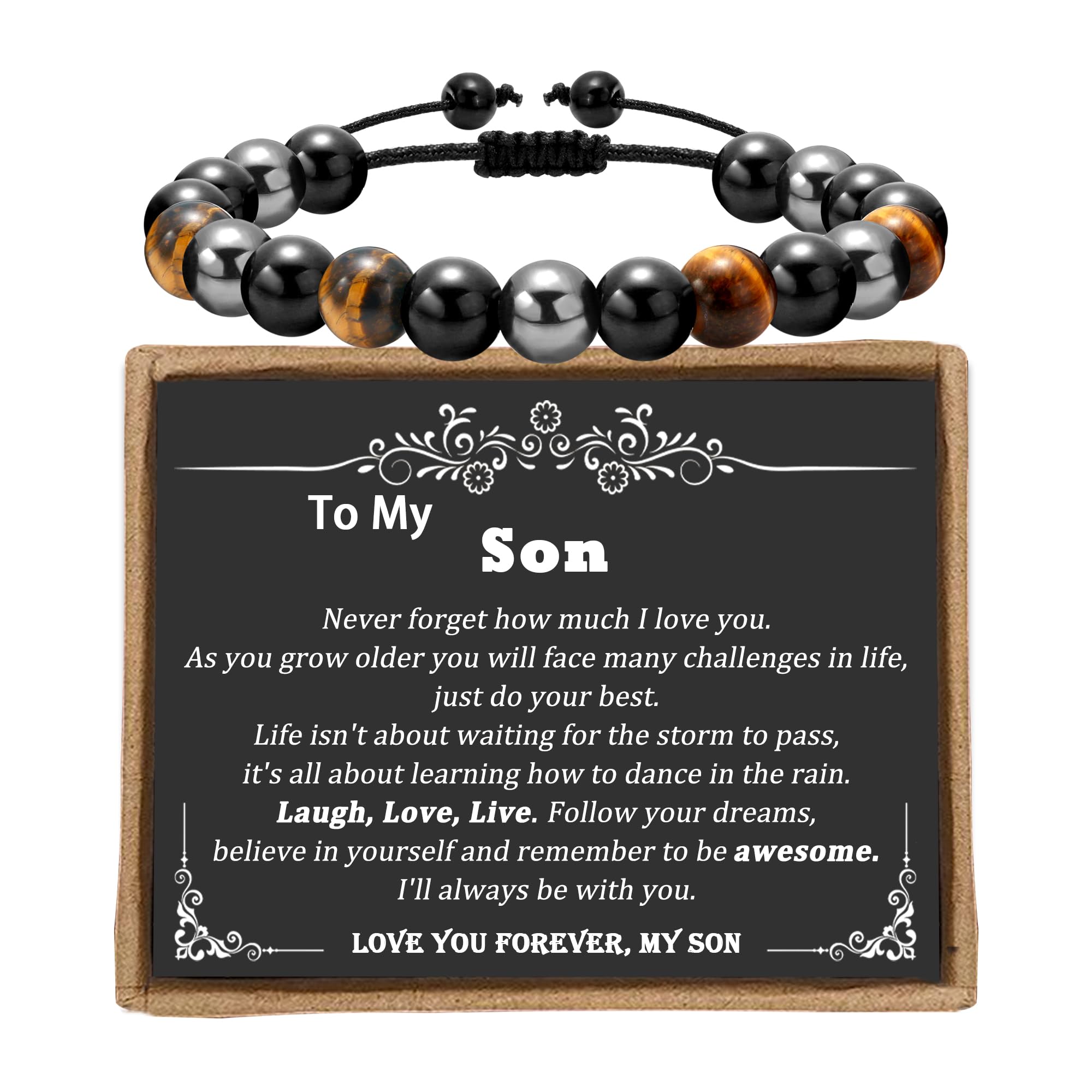 Sereney 10 13 18 Year Old Boy Birthday Gift, Bracelet for Brother Men Son | Adju