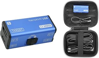 Sipeed NanoKVM-USB Operations Maintenance Server Tool Kit, Multi-Device Collaboration, Finger-sized 4K USB KVM for Server SBCs, USB A Switcher 1080P Video Capturer, 4K HD-MI IN/Loop Out (USB KVM Kit2)