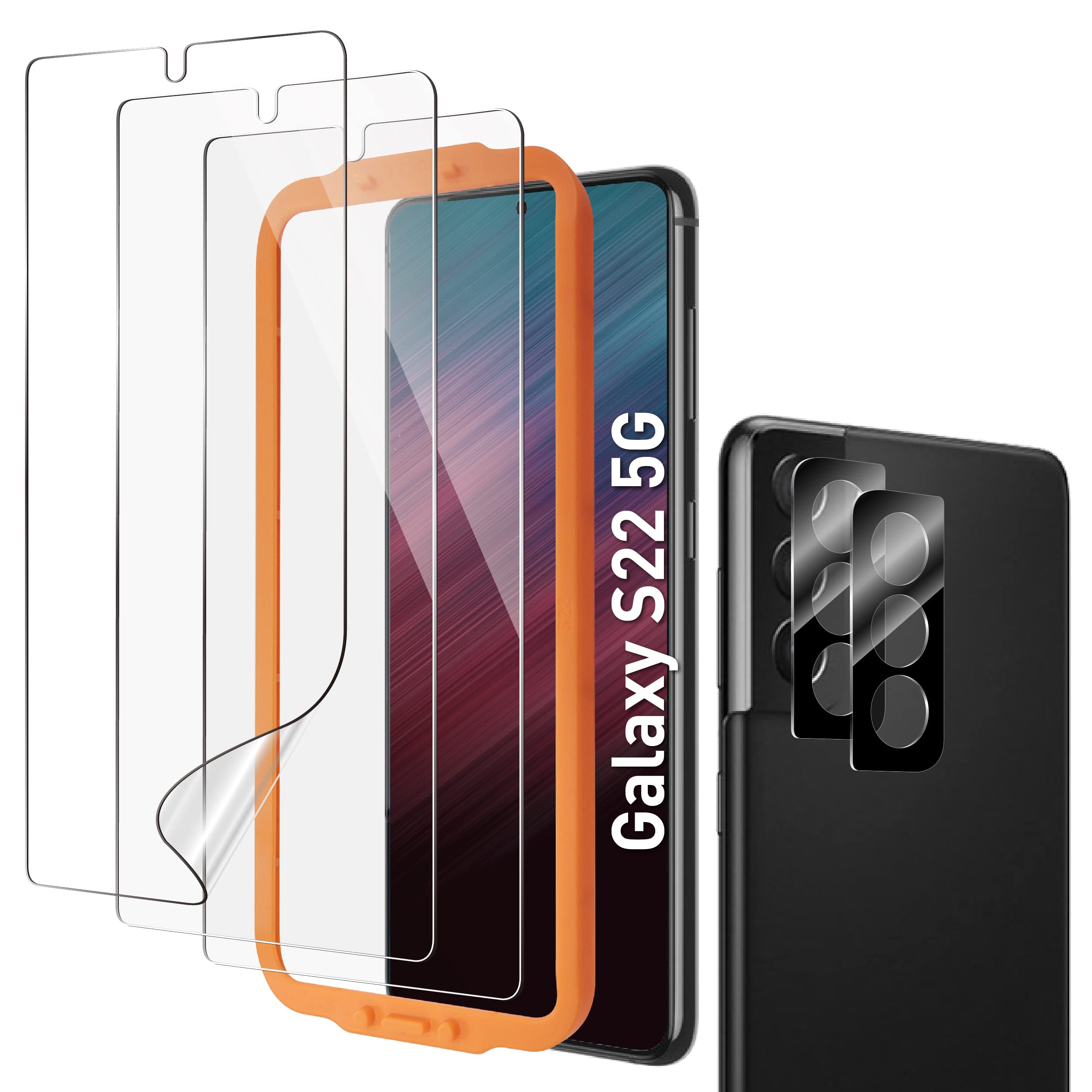 AACL 3-Pack for Samsung Galaxy S22 Screen Protector Film [6.1"]