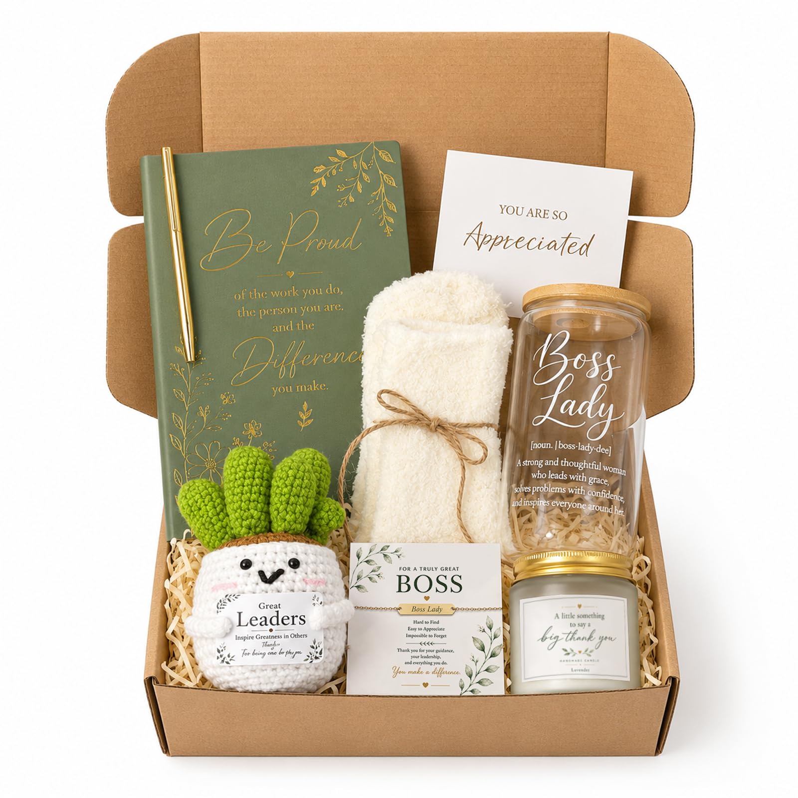 LUICONMO Thank You Gifts for Boss Lady, Bosses Day Gifts for Women | Best Boss G