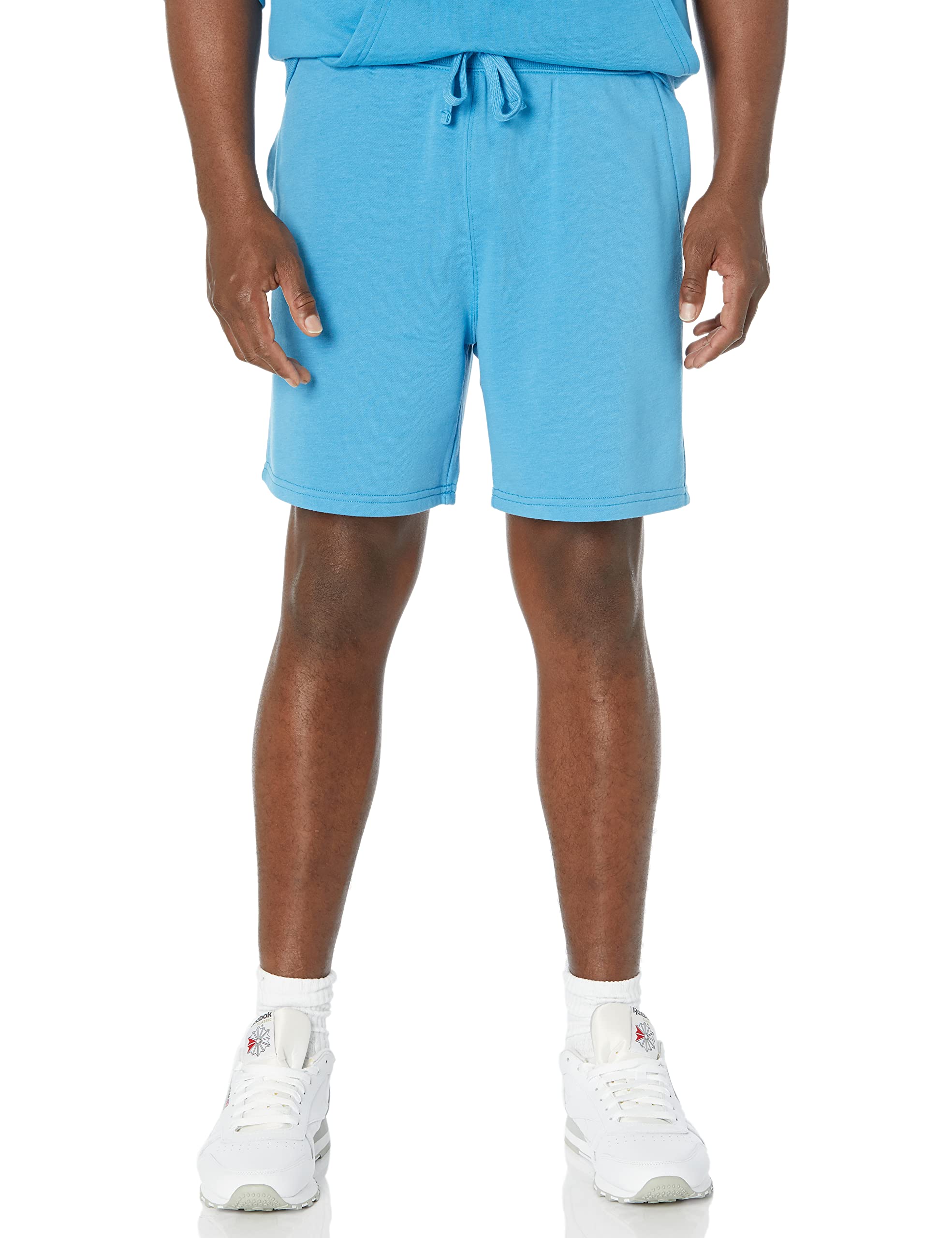 Amazon Essentials Men's Lightweight French Terry Relaxed Fit Sweat Shorts with D