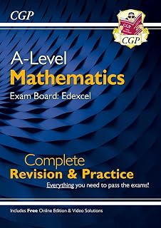 A-Level Maths Edexcel Complete Revision & Practice (with Online Edition & Video Solutions): for the 2027 and 2028 exams (CGP Edexcel A-Level Maths)