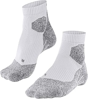 FALKE Men's RU Trail Running Socks Lightweight Cushioning Anti Blister Compression Zones for Ankle Support Low Cut Short Quick Dry Breathable Functional Yarn 1 Pair